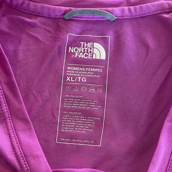 The North Face Top Womens X Large V Neck Short Sleeve Tee Shirt Active - Picture 5 of 6
